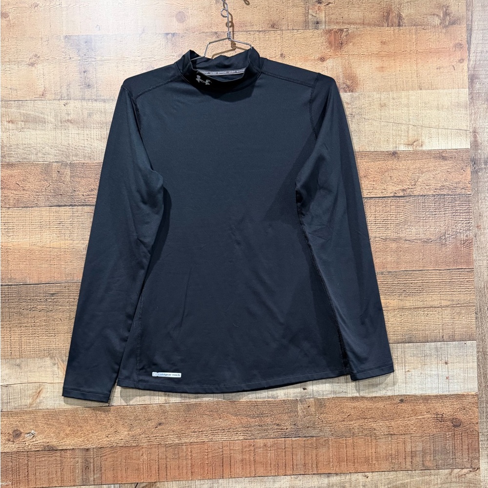 Under Armour Cold Gear Black Long Sleeve Performance Compression Shirt Size XL